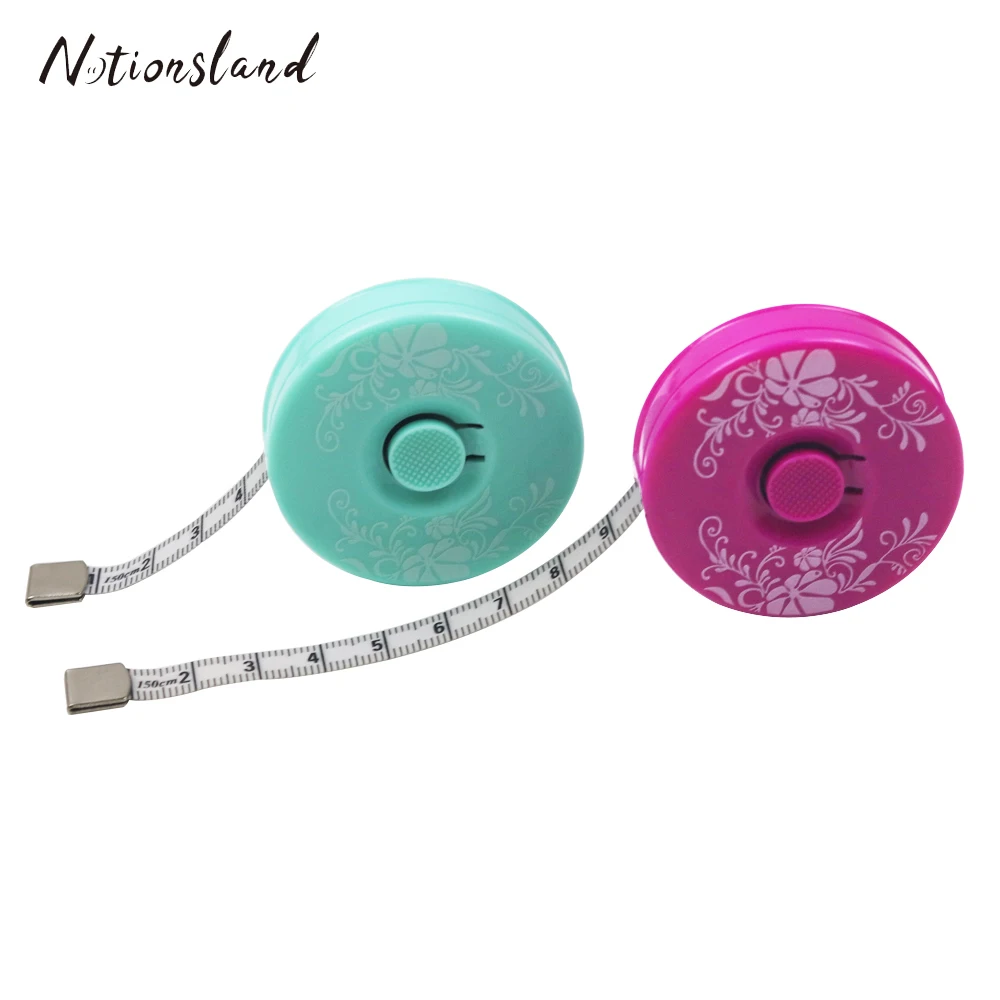 

Tape Measure Retractable Measuring Tape for Body Measurement Sewing Tailor Cloth Ruler Printed Pattern Sewing Tools 150cm