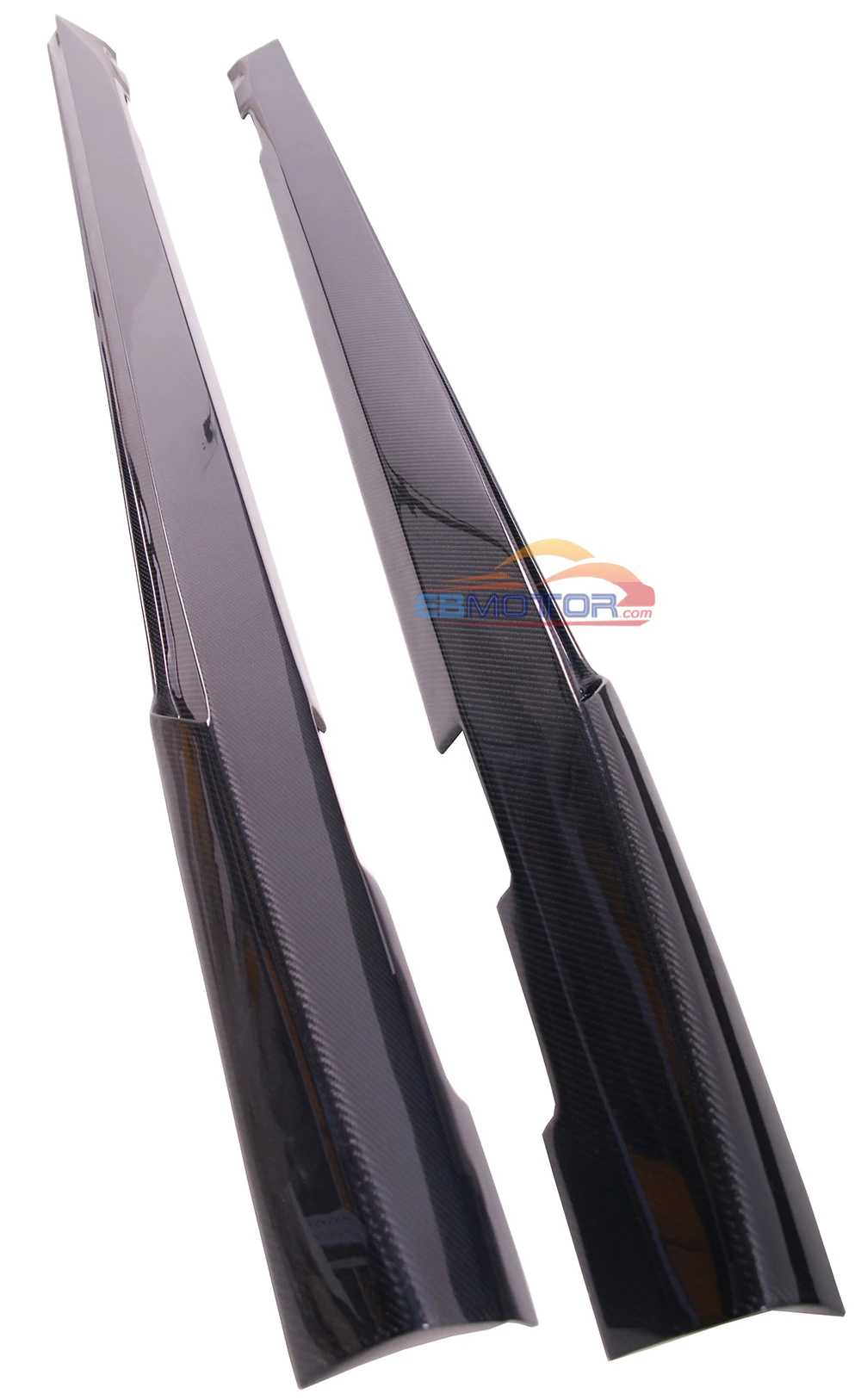 ebmotor-com Real Carbon Fiber side skirts spoiler splitter for Mercedes benz C63 FL Coupe Sedan 12-15 7