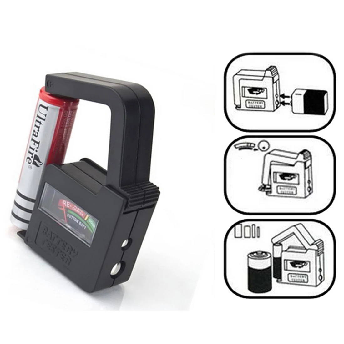 

Marsnaska New Arrival Battery Tester BT-168 Universal Battery Tester For 9V 1.5V And Button Cell AAA AA C D