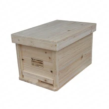 Finished box beekeeping tool full set of pine bee hives in beehive box
