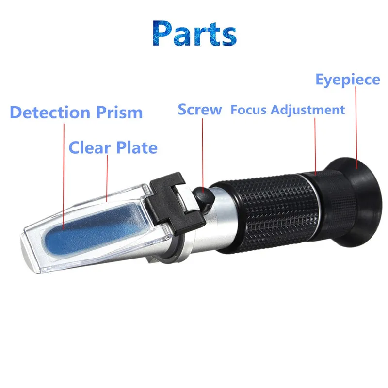 Полезный ручной гликолевый рефрактометр автомобильный 1,10-1.40sg антифриз батарея кислотный двигатель тестер хладагента инструмент авто оптические инструменты