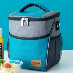 Портативный сумки для ланчбоксов теплоизолированная Сумочка Сумка для еды большой Ёмкость для школы и пикника Bento холст Коробки для обедов