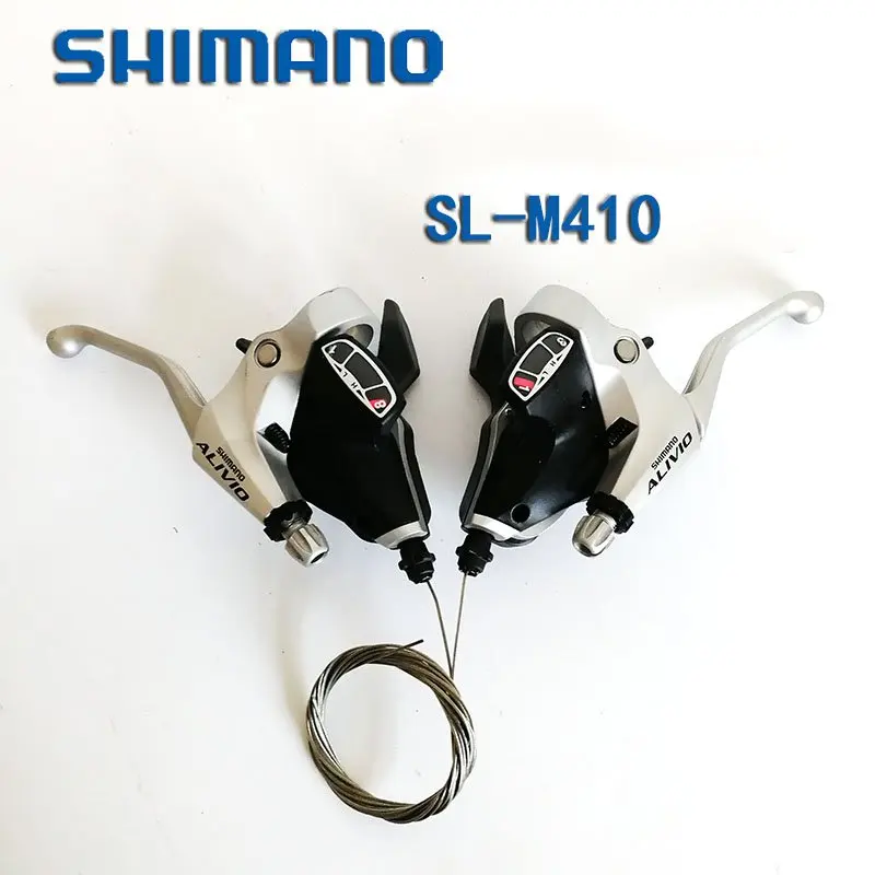 

SHIMANO ALIVIO SL-M410 bike bicycle Shifters Trigger Set 3x8S Cable 8s