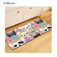 Free Shipping Cute Dogs Tapis Salon Absorbent Bath Mat Non Slip Area Rug For Living Room Bedroom Floor Carpet Tapete Infantil
