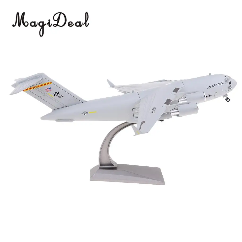 1:200 C-17 Transport Plane American Diecast Military Aeroplane Collection Art Crafts with Display Stand