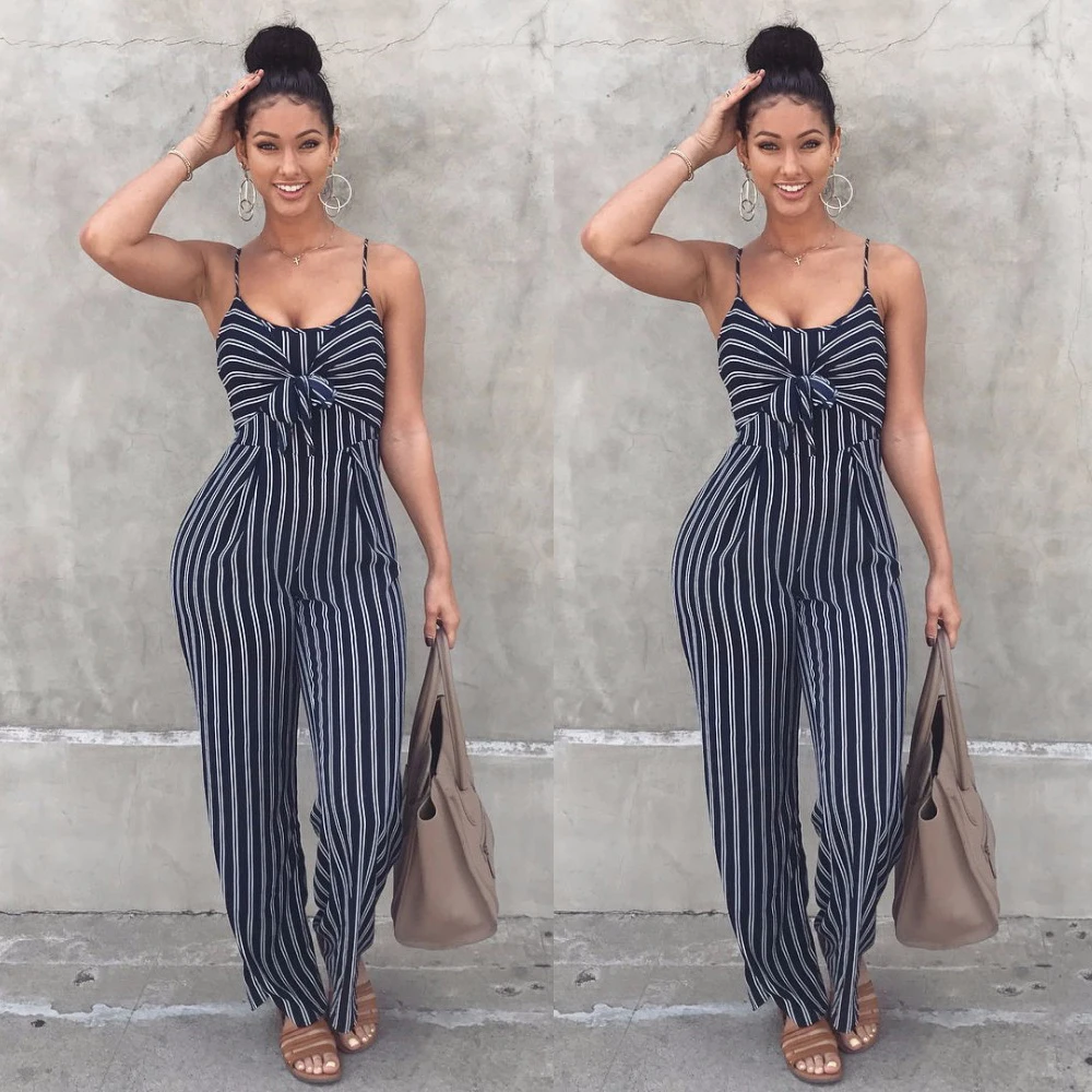 New arrival Hot Sexy Ladies Women Clubwear Playsuit Bodysuit Party Jumpsuit Romper Chiffon Sleeveless Long Trousers US