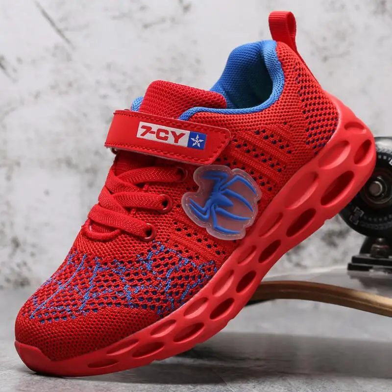 

Spring Autumn Kids Shoes 2019 Fashion Mesh Casual Children Sneakers For Boy Girl Little Big Kids Breathable Sport Shoe EUR 28-38