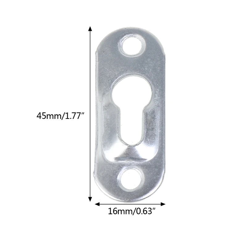 20 шт./лот металлическая Замочная скважина вешалка крепеж для фоторамки зеркальный шкаф