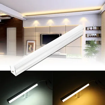 

CLAITE T5 30cm 5W 1600Lm SMD 2835 48LED Strip Tube Light Pure White Warm White AC220V LED Wall Lamp for Indoor Bedroom Lamp