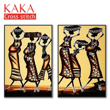 

Cross stitch kits,Embroidery needlework sets with printed pattern,11CT-canvas for Home Decor Painting,Portrait Full NCKP019