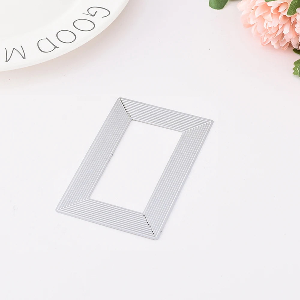  Hemere Background Tag Banner Frame Metal Steel Cutting Dies for DIY Scrapbook Invitation Photo Card - 32917505570