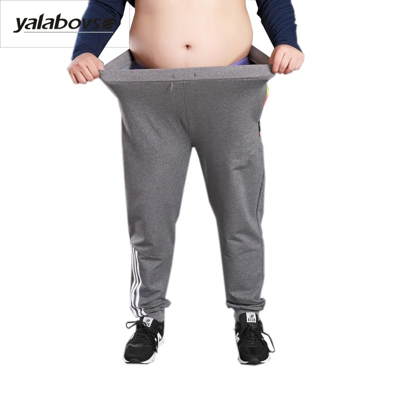 7XL свободные брюки для мужчин Yalabovso 2020 осень зима мода размера плюс 150 кг мужские