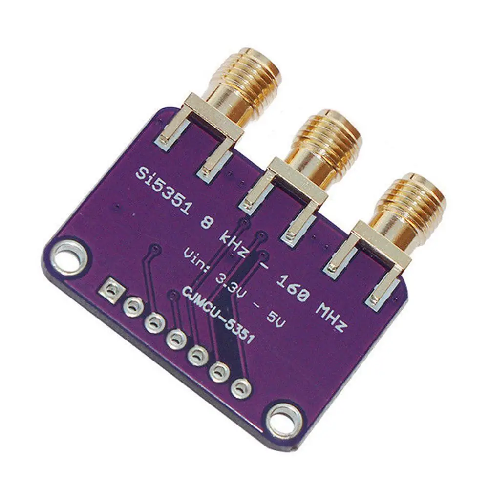 Лучшая цена Si5351A I2C 25 МГц генератор часов Breakout Board 8 кГц до 160 для Arduino|Генераторы