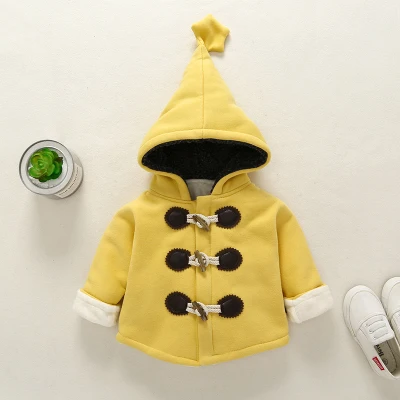 New Baby boys and girls winter jackets warm coats hooded unisex Autumn 9M-2 old size Clothes 7BT044