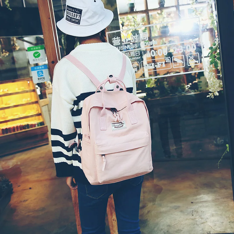 DCIMOR las mujeres de alta calidad Mochila adolescente niñas ocio bolso Vintage elegante bolso de escuela de la lona Mochila mujeres Mochila DCIMOR las mujeres de alta calidad Mochila adolescente niñas ocio bolso Vintage elegante bolso de escuela de la lona Mochila mujeres Mochila