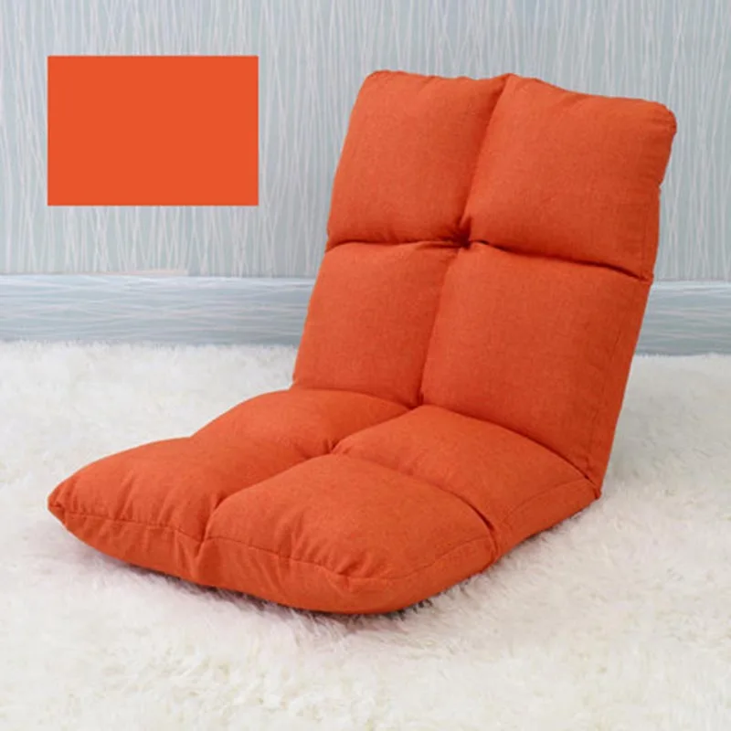 Chpermore ленивый диван, удобный складной диван для отдыха в гостинной, для отеля, с одним татами, японское кресло-кровать, компьютерное кресло - Цвет: orange