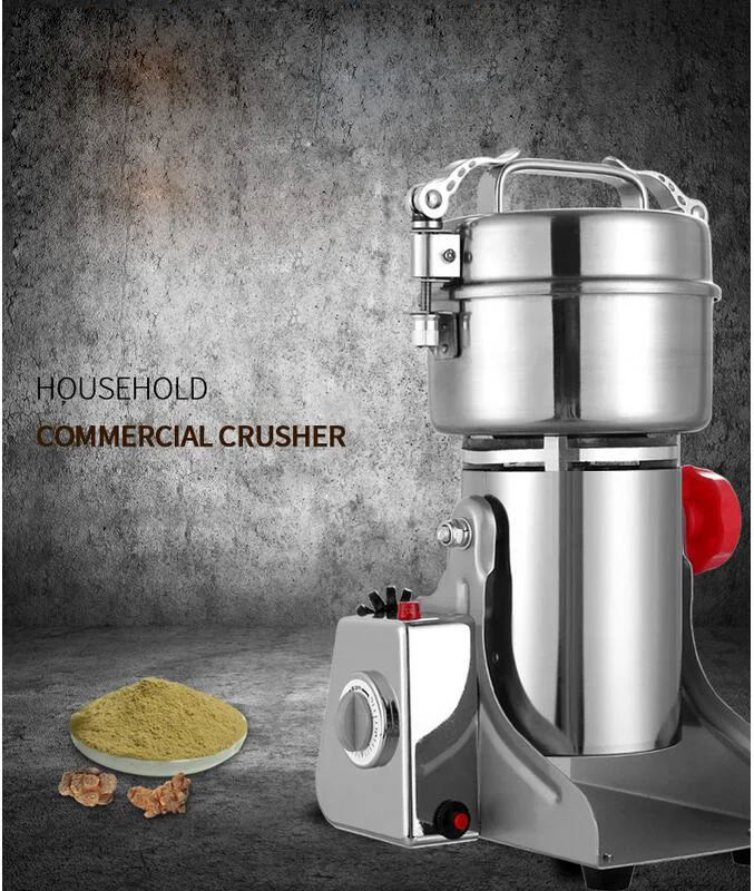 

Great Value Food Grinder Stainless steel Swing Milling Machine Small Powder Grinding Machine Home Commercial Electric Flour Mill
