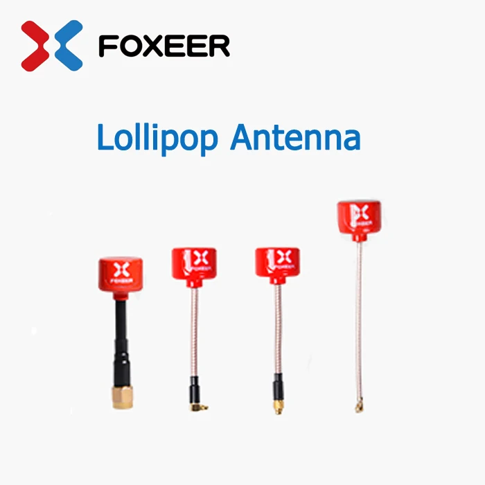 

2pcs 5.8G 2.3Dbi Foxeer Lollipop RHCP FPV SMA RPSMA TX RX UFL Straight/angle MMCX Antenna compatible FOXEER ClearTX Transmitter