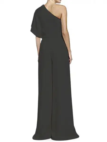 asymmetrical wide leg jumpsuit