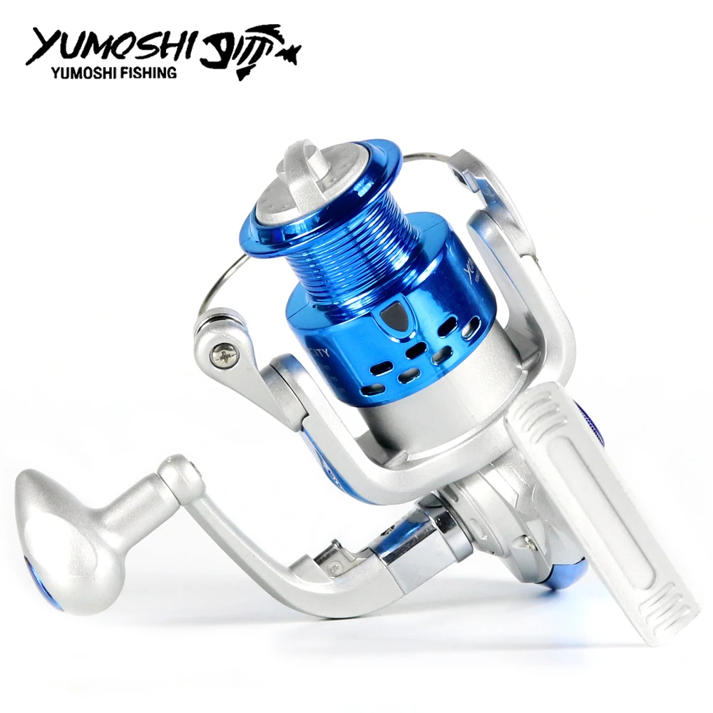 YUMOSHI Fishing Reel Carp Spinning Reel Carbon Front and Rear Drags 18KG Max Drag 12BB Spool Sea Boat Reel
