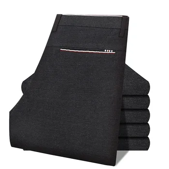 

Men casual pants Slim summer Elasticity Solid color Straight pants Man 621