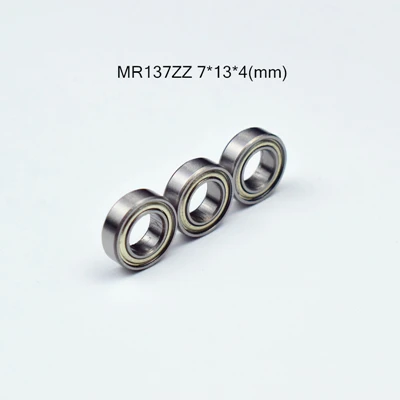 Miniature Series MR-63-74-85-93-95-105-106-115-117-126-128-137-148 ZZ Meatal Sealing Type bearings free shipping 50piece/package - Цвет: MR137ZZ 7-13-4(mm)