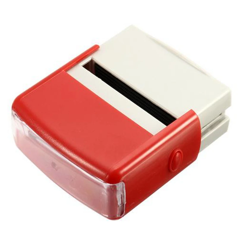 Custom Personalised Self Inking Rubber Stamp Kit Business Name Address DIY0