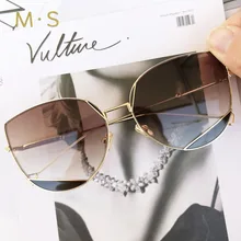 MS,, кошачий глаз, негабаритные солнцезащитные очки для женщин,, модные солнцезащитные очки, женские, брендовые, дизайнерские, Ретро стиль, солнцезащитные очки, UV400