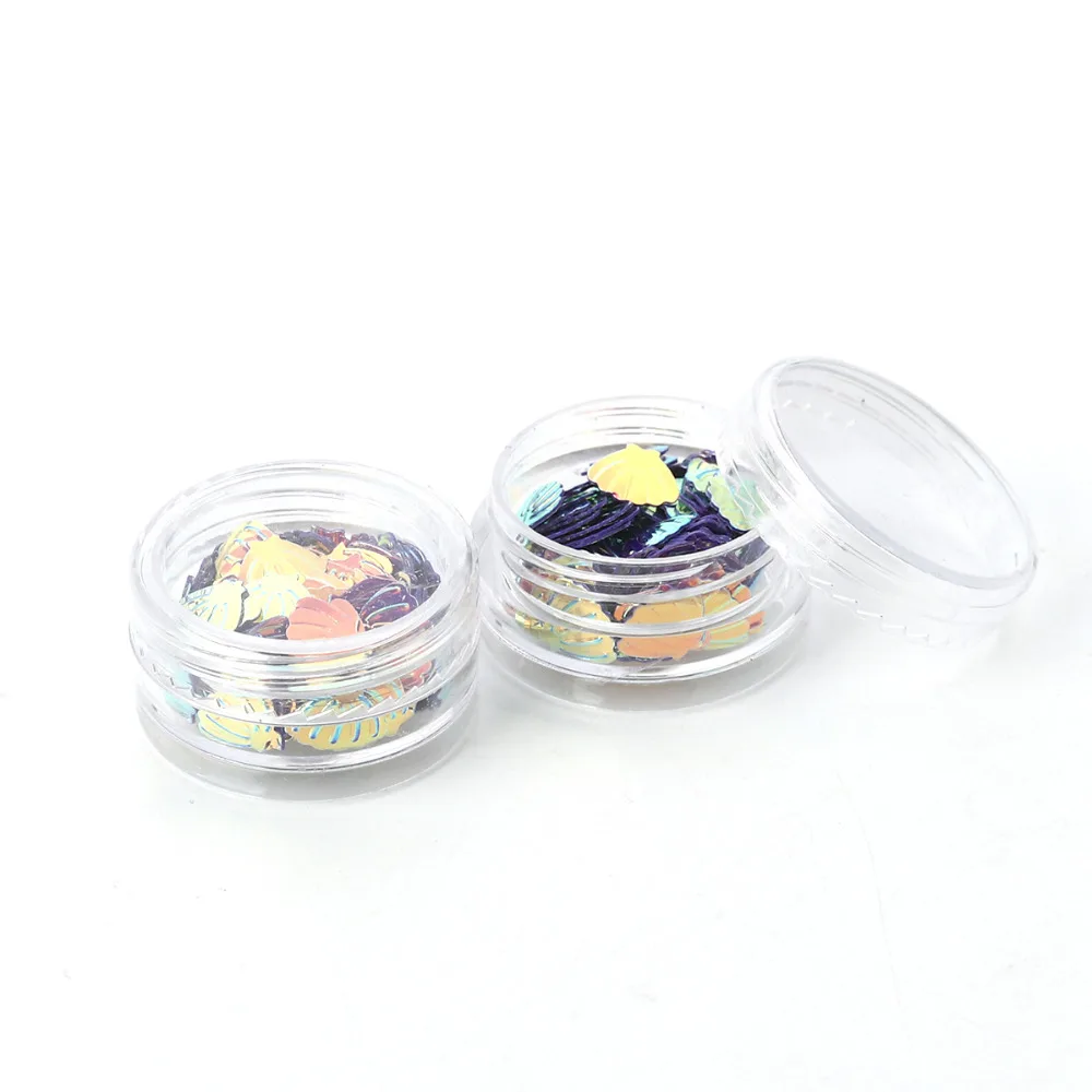 

DoreenBeads PVC Resin Jewelry Tools Resin Crafts Filling Materials Shell Multicolor flash debris AB Color 5 Boxes