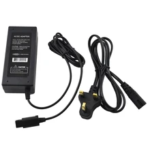 Xunbeifang Великобритания Plug адаптер переменного тока Питание для Nintendo N GC GameCube консоли с Мощность кабель