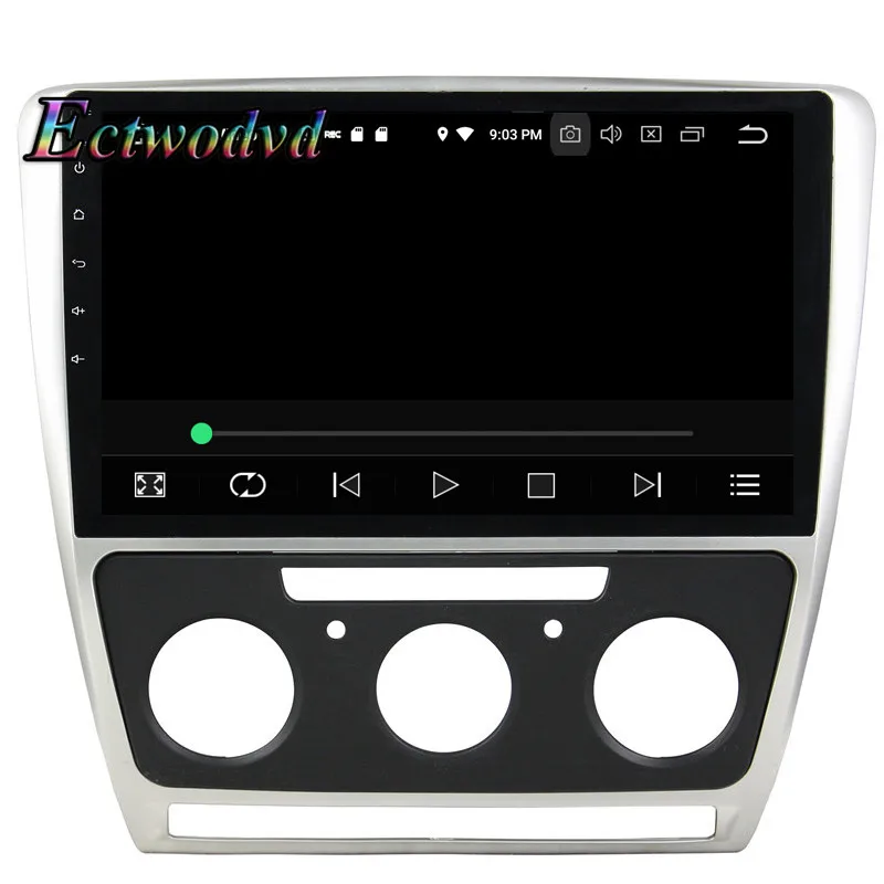 Cheap Ectwodvd Octa Core 4G+64G Android 9.0 Car Multimedia DVD Player GPS HeadUnit for Skoda Octavia AT 2010 2011 2012 2013- 7