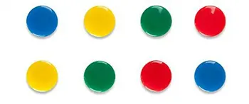 

Comix B2382 Colorful Strong Magnetic Tapes 8pcs/pack , Size:diameter:20mm