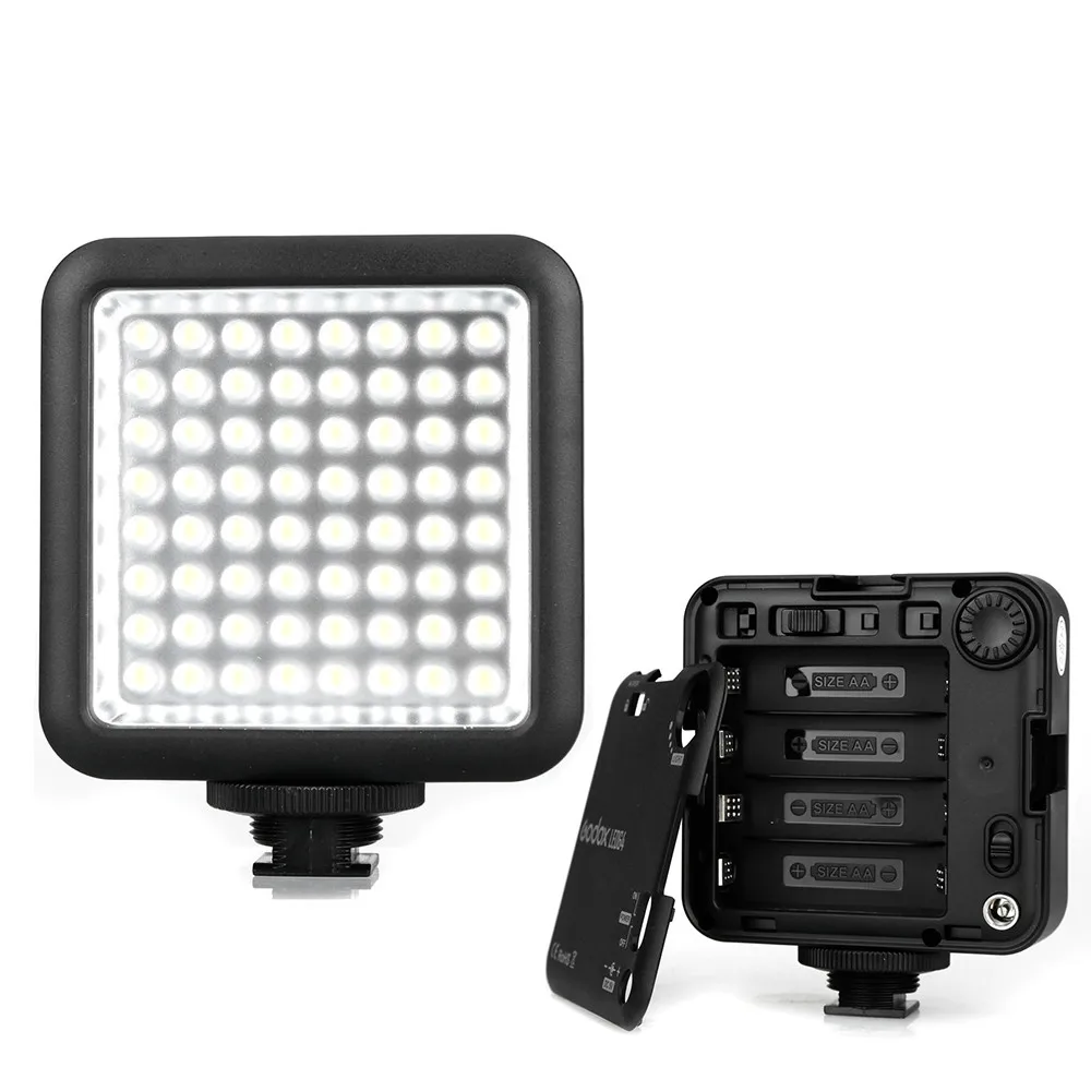 Godox LED64 LED Video Light for DSLR Camera Camcorder mini DVR as Fill Light for Wedding News Interview Macro photography
Godox LED64 LED Video Light for DSLR Camera Camcorder mini DVR as Fill Light for Wedding News Interview Macro photography