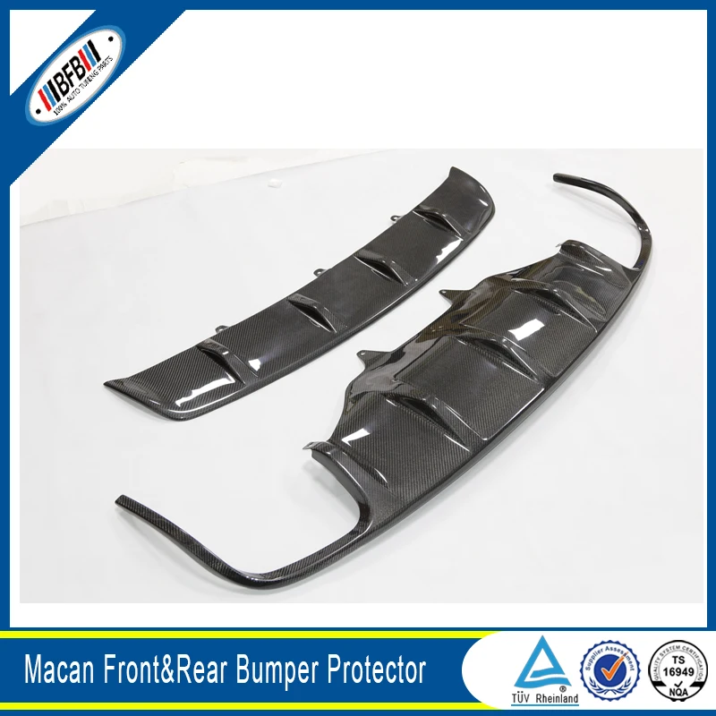 For Macan Front And Rear &amp Bumper Skid Plate Carbon Fiber 2014+ | Автомобили и мотоциклы