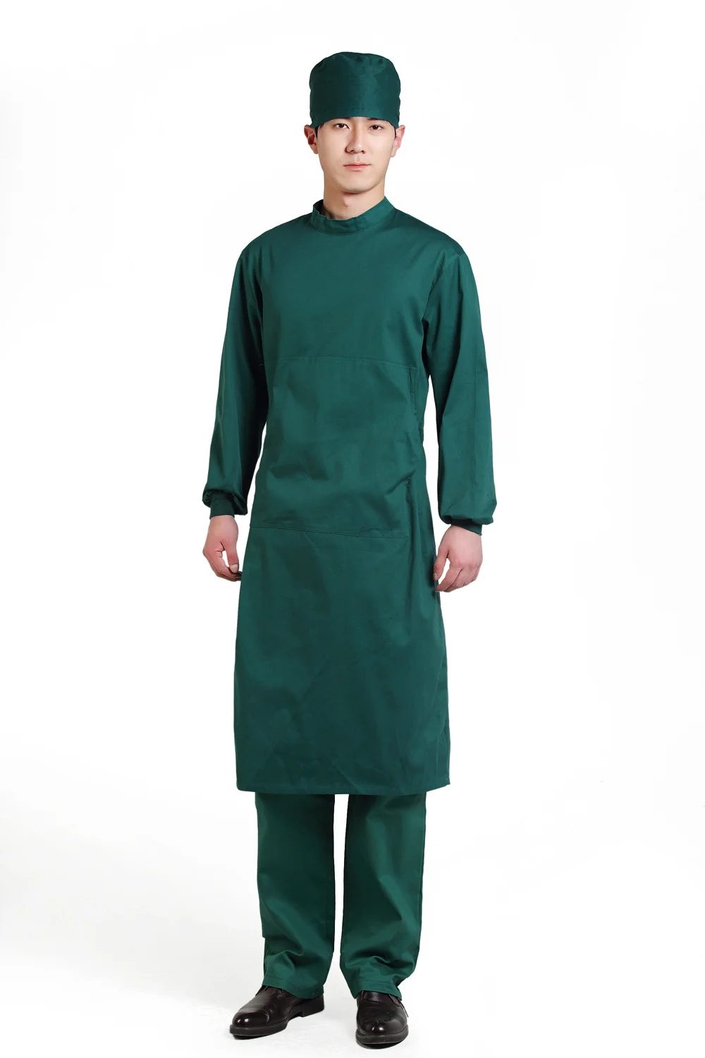 2015 OEM surgical gown cotton long sleeve medical nursing doctor scrub