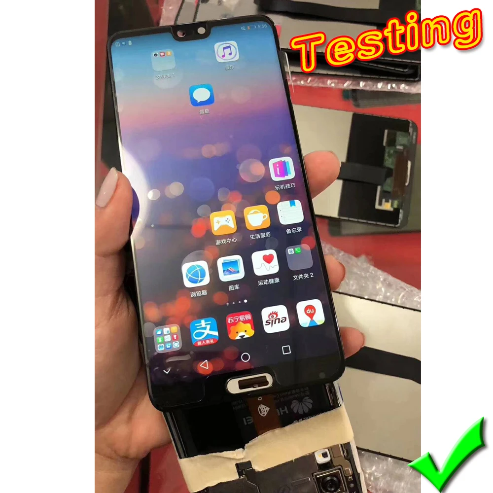 100% протестированный сменный ЖК-дисплей для Huawei P20 5 8 дюймов 2240*1080 сенсорный экран