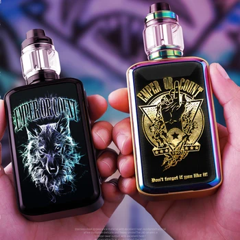 

Original JP 300W Box mod kit 5-300w huge power Color Screen TC box mod with 5.0ml atomizer fit RDA RDTA Vape Kit