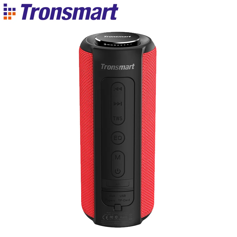 

Tronsmart T6 Plus Bluetooth Speaker UP to 40W Wireless Soundbar Bluetooth 5.0 IPX6 Waterproof Speaker TWS for IphoneX,Xiaomi