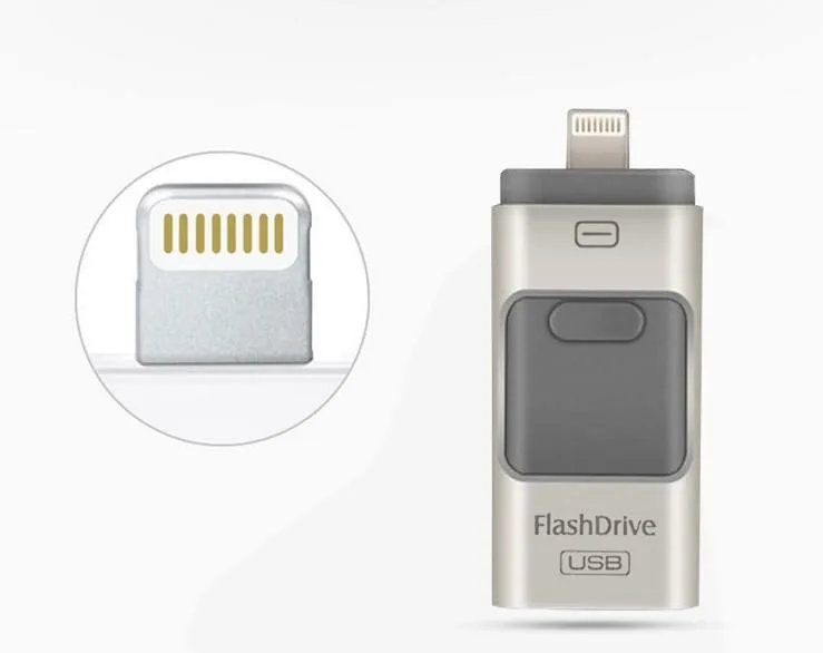 Для iPhone 6 6 S плюс 5 5S Ipad ручка привода HD Memory Stick двойного назначения мобильного OTG Micro USB flash Drive 8 ГБ 16 ГБ 32 ГБ 64 ГБ