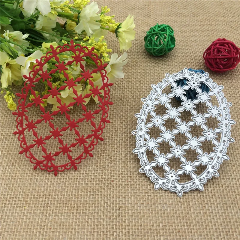 

Metal Retro Flower Frame Cutting Dies Stencils Scrapbooking Album Embossing DIY