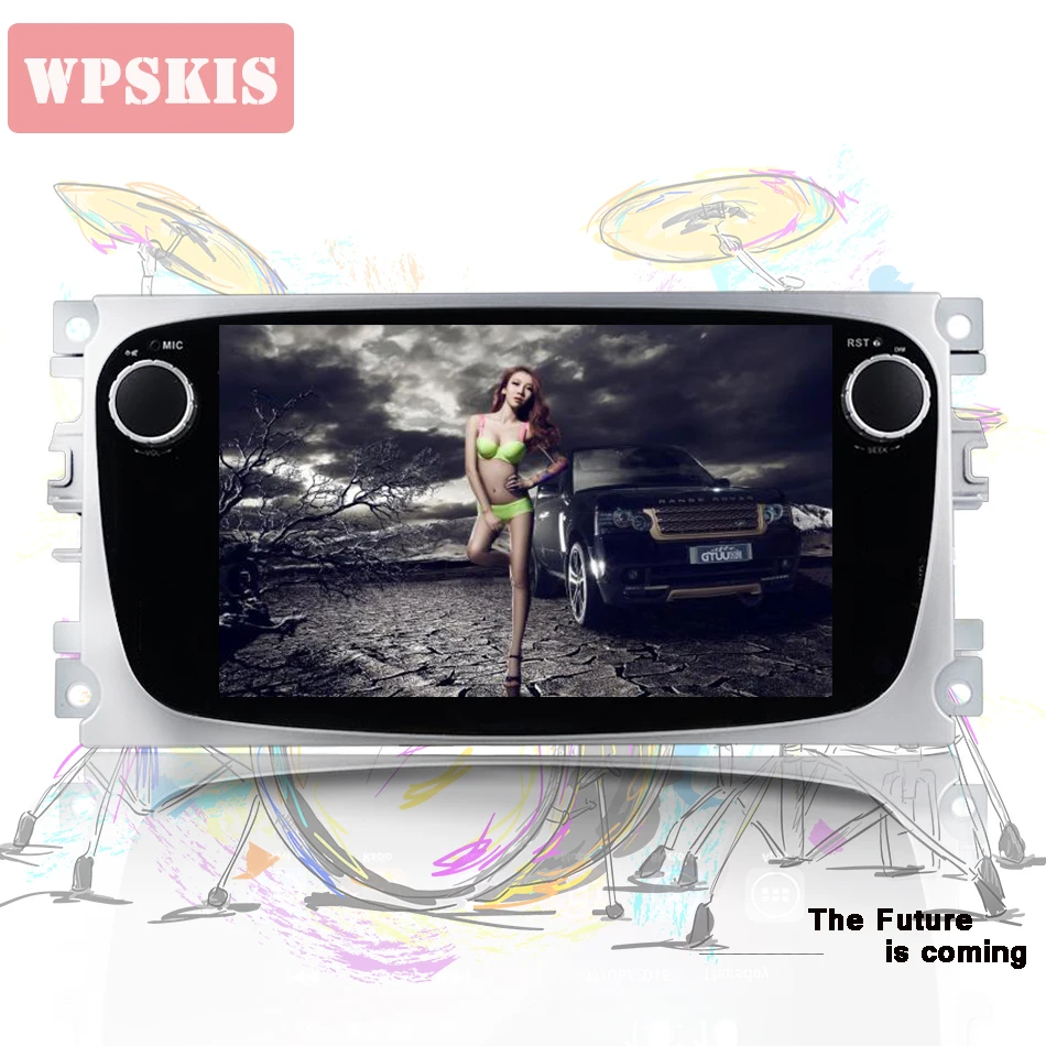 7 дюймов Android 10 0 для ford focus 2 mondeo Автомобильный DVD Радио gps навигация 3/4G BT Wifi 4 Гб