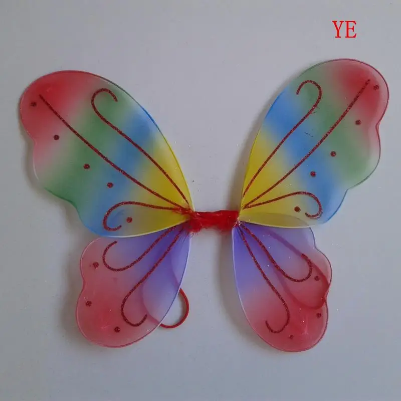 hot sales 1pc kids girl princess fairy butterfly wings halloween party decor 13 colorschina