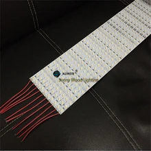 20 шт./лот Ультра-яркий 40 дюймов 1 м светодио дный жесткая лента, 12vdc 144 светодио дный/m 24 Вт 2835 светодио дный hard газа, светодио дный кабинет бар свет