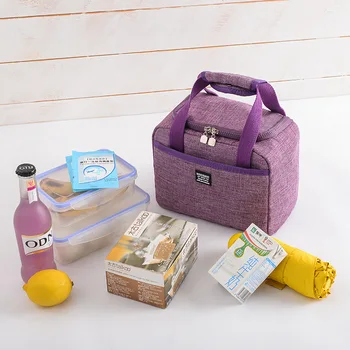 

Jaybag 2019 New Lunch Box Bag Multi-function Bolsa Comida Keep Warm Oxford Food Bag Fine Hand Lunch Bag Unisex Bolsa Termica