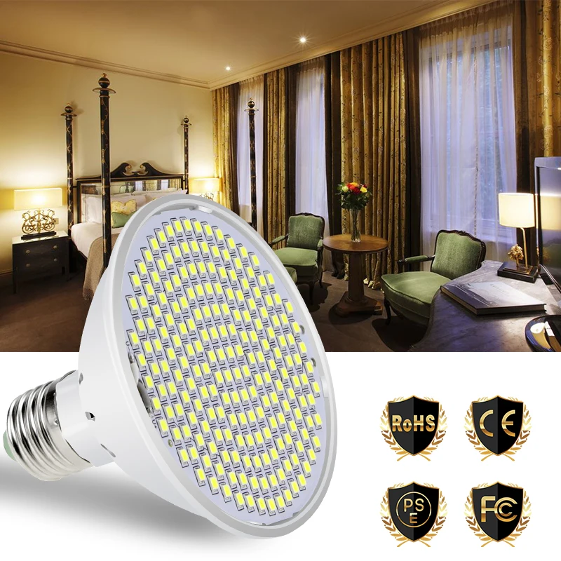 

Led Lamp E27 Spotlight Led Bulb 220V Lampada Led Corn Bulb 15W 20W High Power Home Lighting 2835SMD No Flicker Spot Light 110V