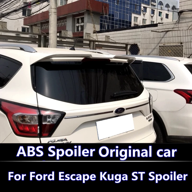 

For Escape Kuga Spoiler ST2013-2017 high quality ABS Material Car Rear Wing Primer Color Rear Spoiler For Ford kuga spoiler