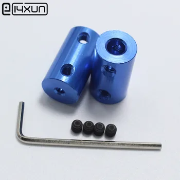 

50sets OD14L25 3x6mm Aluminium Alloy Coupling 3mm to 6mm Shaft Couplings with Hex Wrench+Screws Motor Coupler Connector