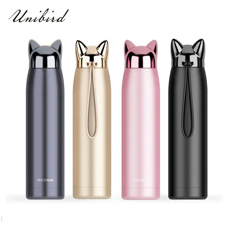 

Unibird Stainless Steel Thermos Cartoon Leak-Proof Vacuum Flasks Portable Outdoor Water Bottle Thermomug Coffee Mug Gift