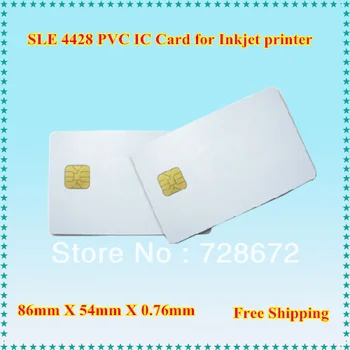 

1000 X Printing Strip Card With SLE4428 Chip / Contact Smart PVC Composite Card for Epson / Canon Inkjet Printer