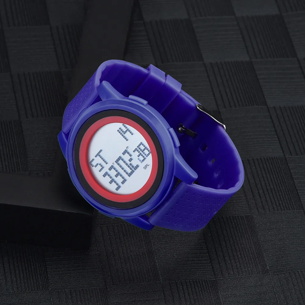 Цифровые часы для мужчин для женщин светодиодный цифровой наручные часы водостойкий Спорт Тонкий циферблат для мужчин часы Relogio Masculino